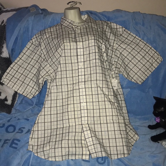 Sean John XL button down striped short sleeved New - Picture 2 of 6